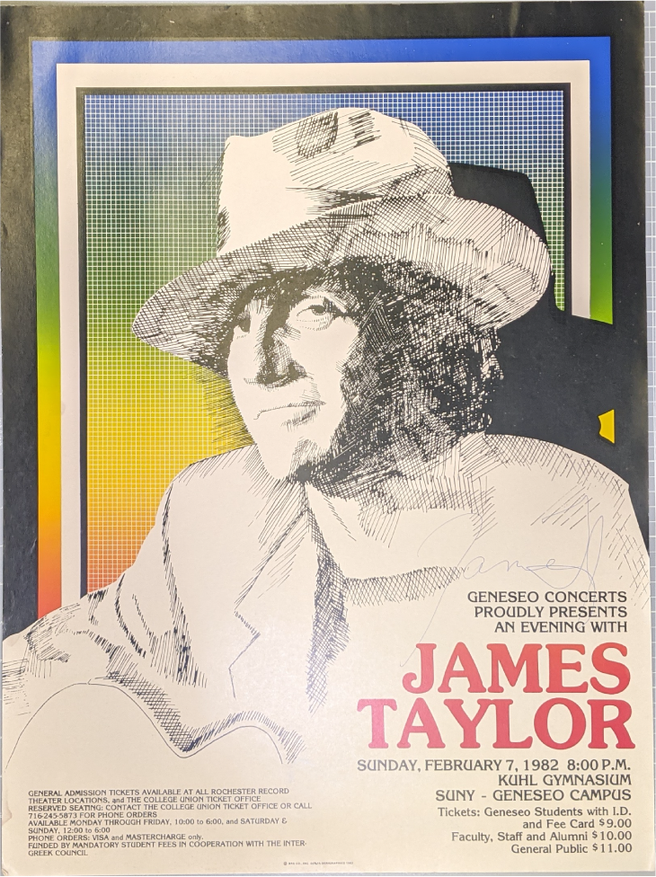 James Taylor poster.